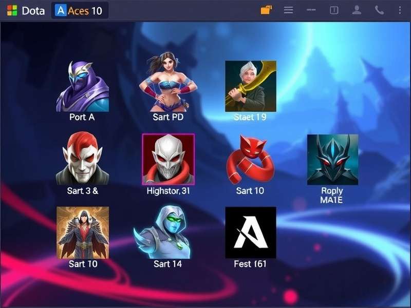 Ahmedabad Aces Dota character selection
